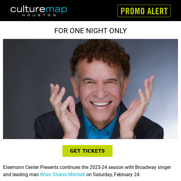 See Broadway singer Brian Stokes Mitchell live