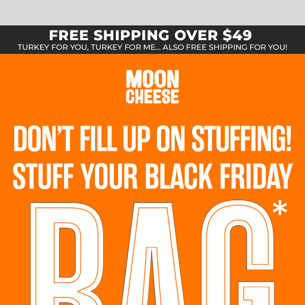 🦃 Has Turkey lost it's crunch? Try Moon Cheese, Now 20% off!