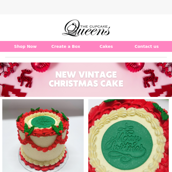 NEW Vintage Christmas Cake!