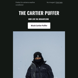 The Cartier Puffer by Benjart - Now Live Via Benjart.com