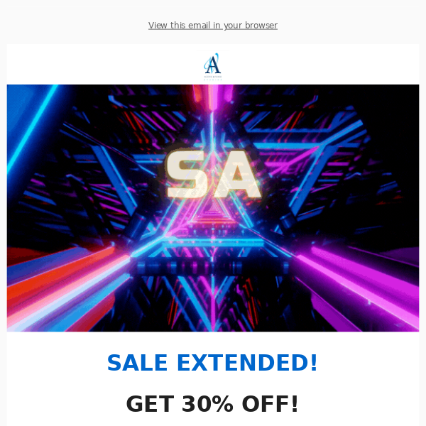 WOW! 30% OFF EXTENDED!