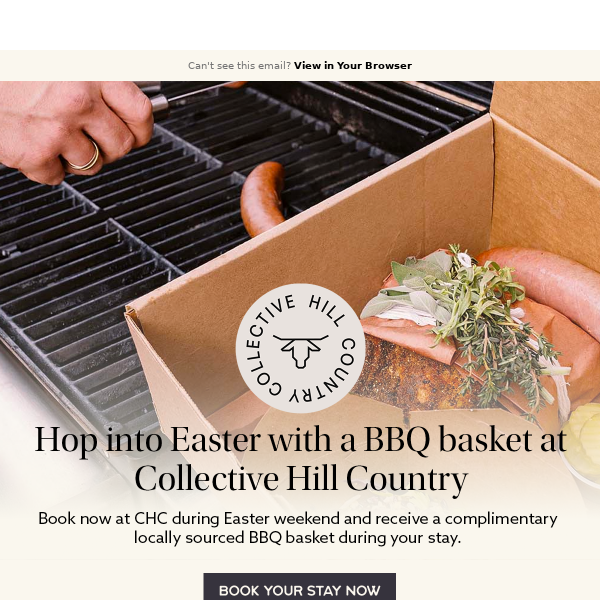 Hop into Easter with a BBQ basket at Collective Hill Country