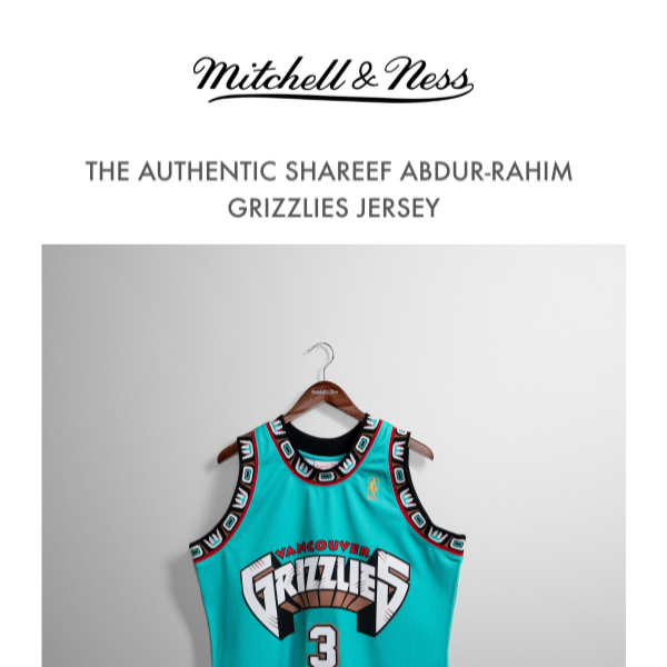 Vancouver Grizzlies Shareef Abdur-Rahim white NBA jersey-NWT