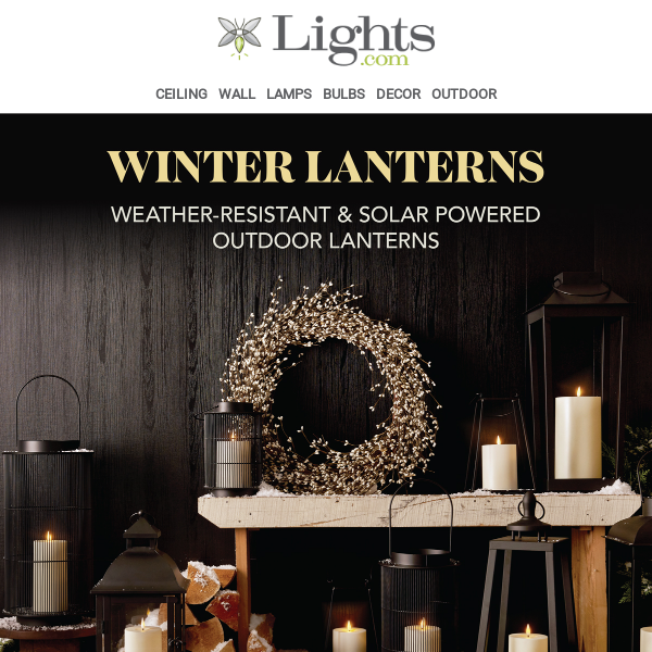 Outdoor Lanterns for Winter! 🕯 | Lights.com