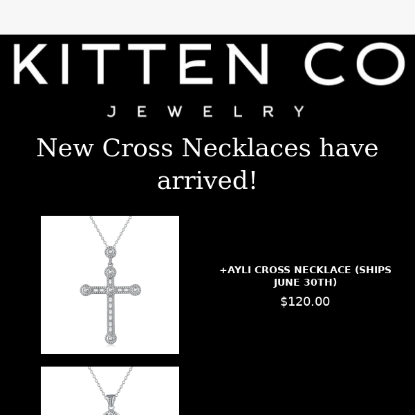 New Cross necklaces 😍