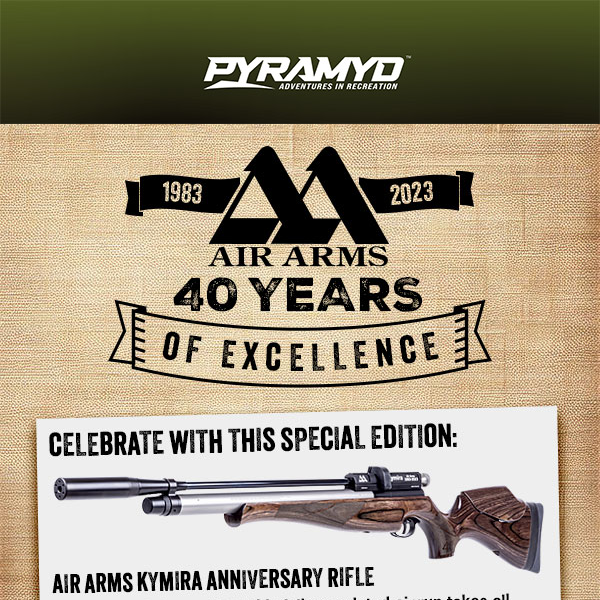 Air Arms Celebrates 40 Years!