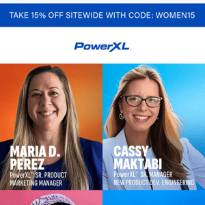 15% OFF For Int’l Women’s Day!
