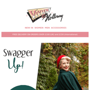 Vivien Of Holloway ​Swagger Up:  20% off all Swagger Jackets