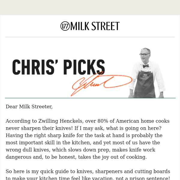 Chris’ Guide to Knives and Knife Care