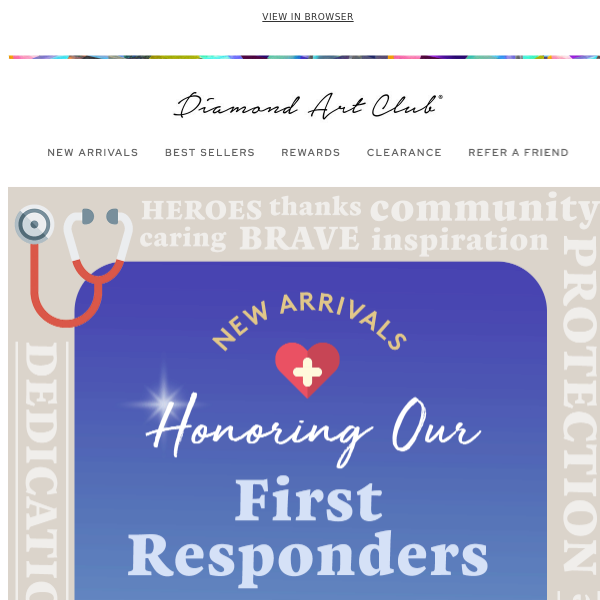 New Arrivals to Honor First Responders ❤️
