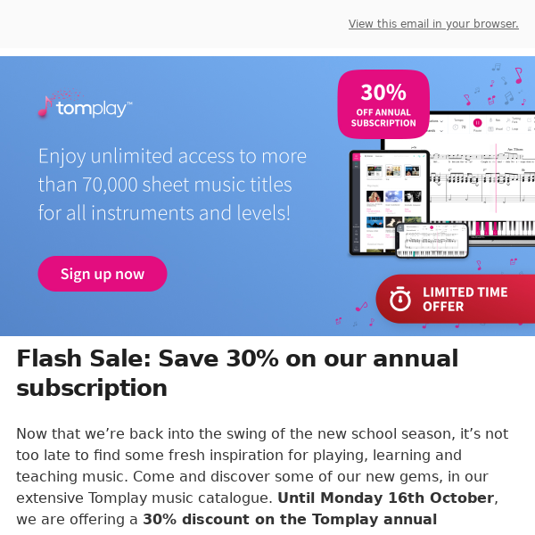 🤩Save 30% on our yearly subscription!