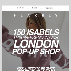 Exclusive Pop-up Shop Isabel Jumpers 👀