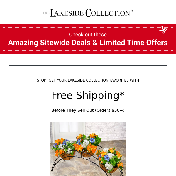 Ends Soon: Free Shipping On Your Low-Stock Favorites