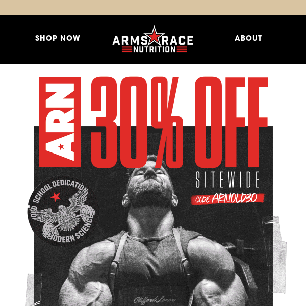 30% Off Sitewide 🚨 Arnold Expo 2024!