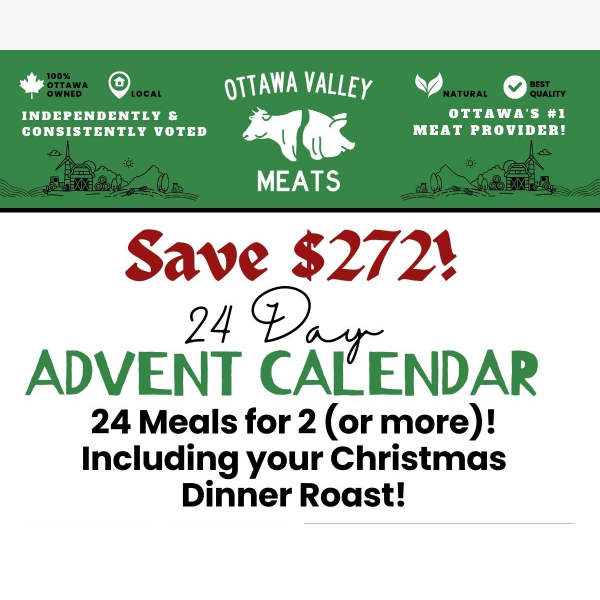 Save 35%  w/ The Ultimate Advent Calendar🥩