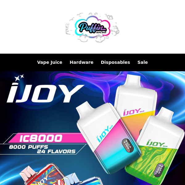 iJoy Disposables are here! Get yours NOW! 🤩