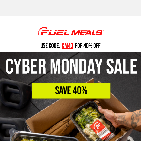 4 Hours Left To Save 40% For Cyber Monday