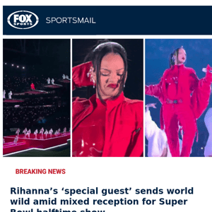 Rihanna's Super Bowl halftime show sends social media into overdrive