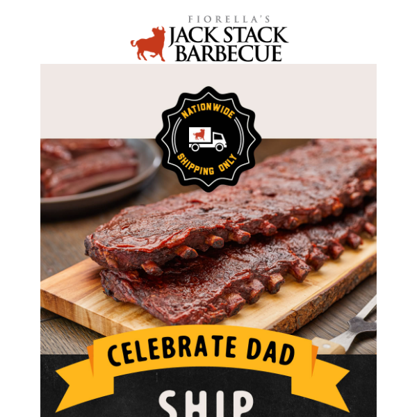 Shipping Deals + Rib Sale for Father's Day