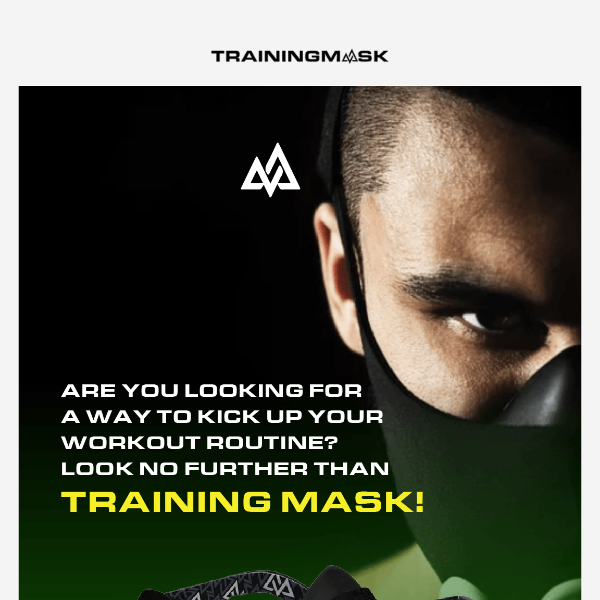 Time to Wake Up Your Workout With Training Mask 2.0!