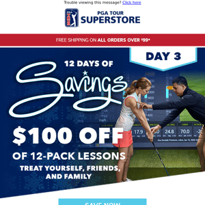 TODAY ONLY: Save on Lessons