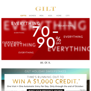 Everything 70 – 90% Off | New Markdowns