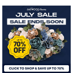 July Sale Ending Soon! 😱