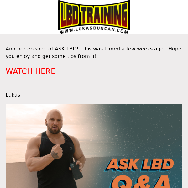 I Answer Your Fitness Questions!