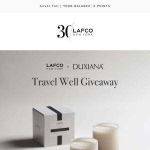 LAFCO X Duxiana Giveaway!