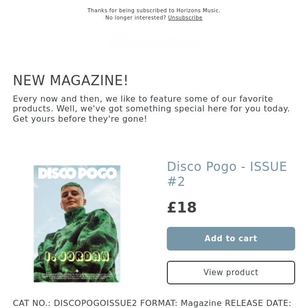 NEW! Disco Pogo - ISSUE #2