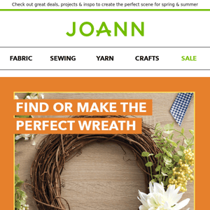 Here's your JOANN message: we're really excited about this! 💬