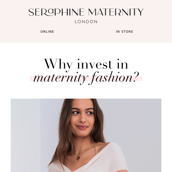 Why invest in maternity fashion?