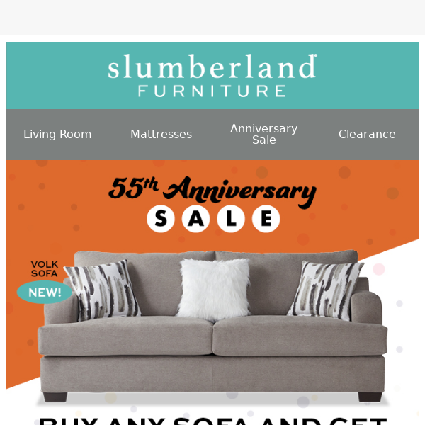 Incredible sofas on sale now PLUS anniversary savings!