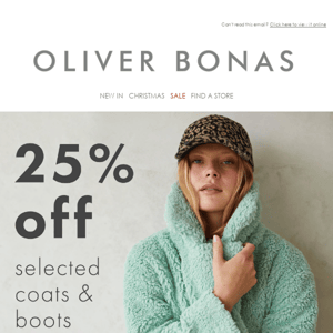 25% off | Winter warmers​