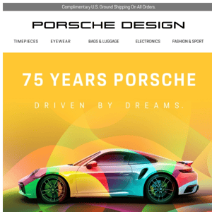 Celebrate 75 years of Porsche with us