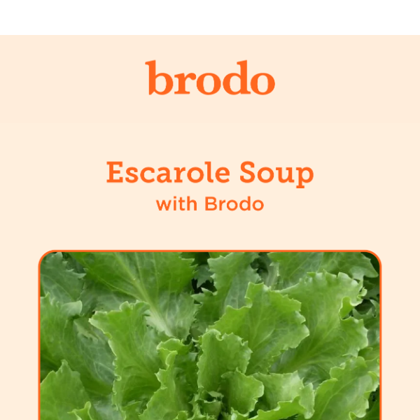 Escarole Soup Recipe