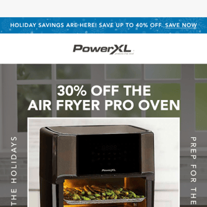 Save today on airfryers.