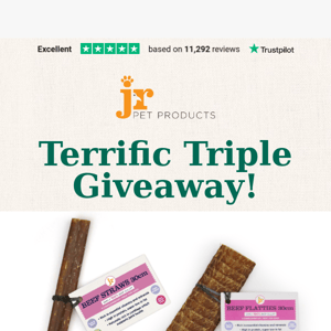 Triple Giveaway - don't miss out!