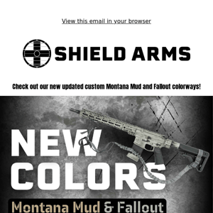 Updated Rifle colors, Z9 ODA Green, and budget friendly rifles!