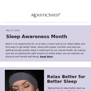 Get More ZZZs This Sleep Awareness Month