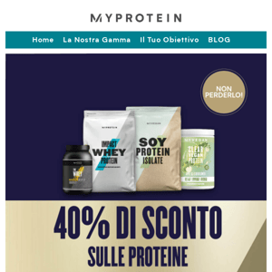 ⏰ULTIME ORE PROTEINE AL 40%😲+30% sul resto