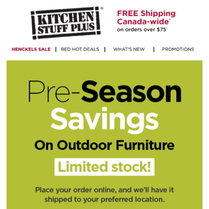 Save Up To 50% Off Select Outdoor Furniture