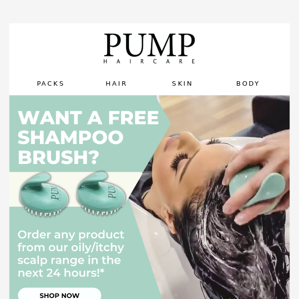 RE: Want a FREE Shampoo Brush?