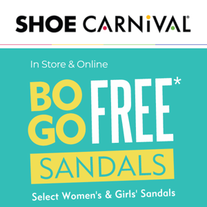 Did someone say BOGO Free Sandals? 🤔