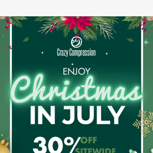 Unwrap Joy: Christmas in July with 30% Off Sitewide 🎅🎄