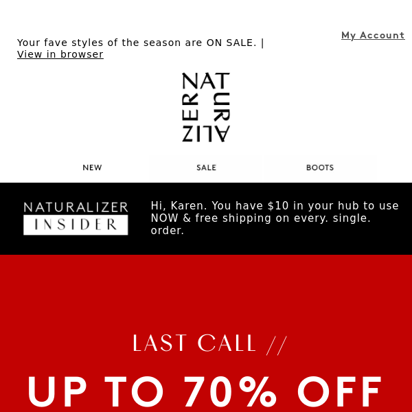 You don’t want to miss up to 70% off