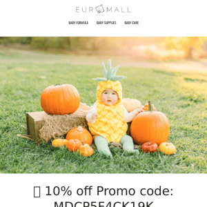 🍼Euromallusa 10% off Thanksgiving sale starts today!  (Promo code: MDCP5F4CK19K)