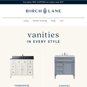 Just for you | Vanities