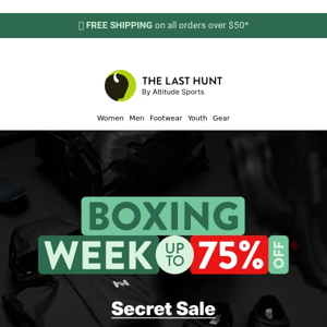 (Secret) Boxing Week Sale