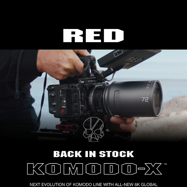 KOMODO-X Back In Stock and Behind The Scenes of The Flash